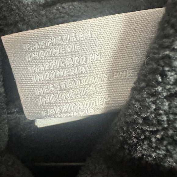 Columbia Womens Funnel Neck Long Marble Pattern Black Fleece Sweatshirt Small - Picture 9 of 10